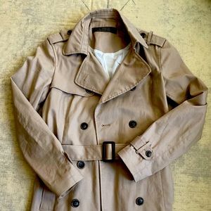 Zara Basics Beige Trench coat size small